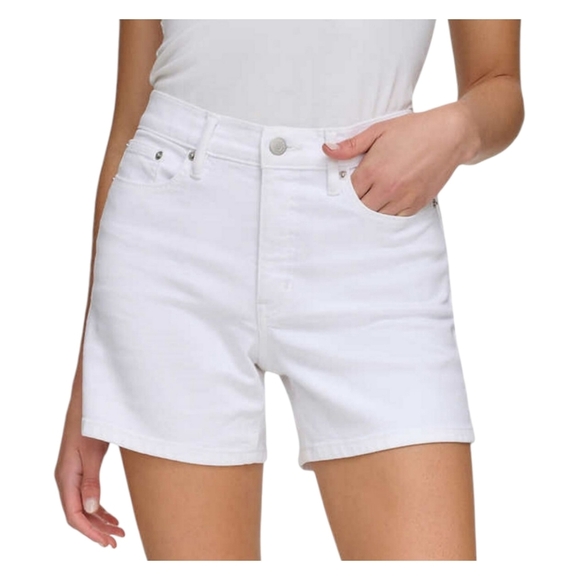 Calvin Klein Pants - (W) White Calvin Klein Shorts